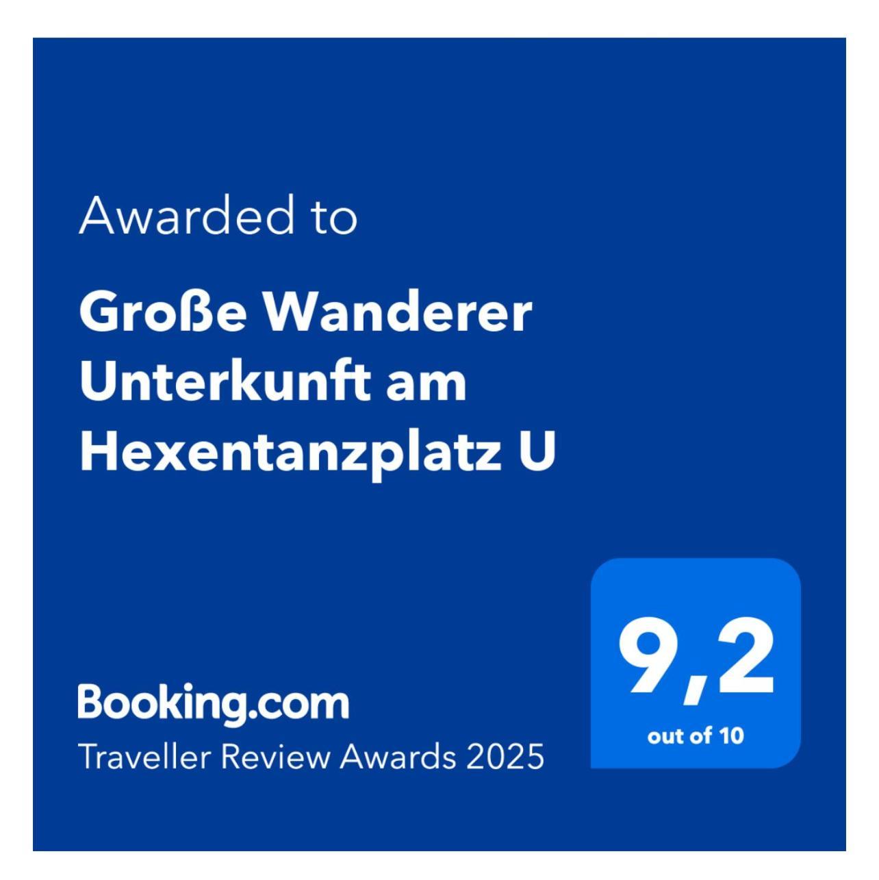 Grosse Wanderer Unterkunft Am Hexentanzplatz U Thale Exterior photo